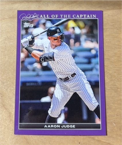2022 Topps Call of the Captain #24 Aaron Judge — front
