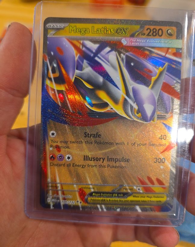 2013 Pokémon XY Roaring Skies #100 Mega Latias EX — front