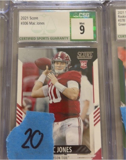 2021 Panini Score #306 Mac Jones — front