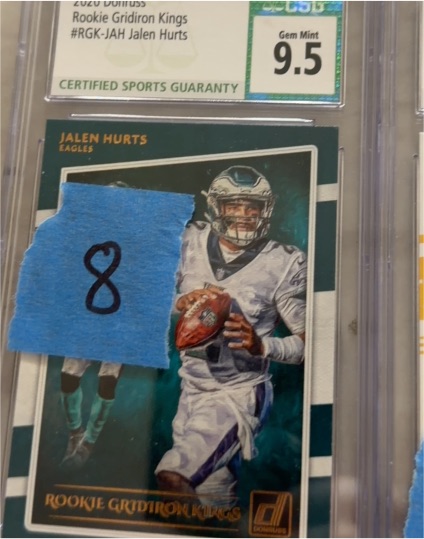 2020 Panini Chronicles Gridiron Kings #GK-5 Jalen Hurts — front