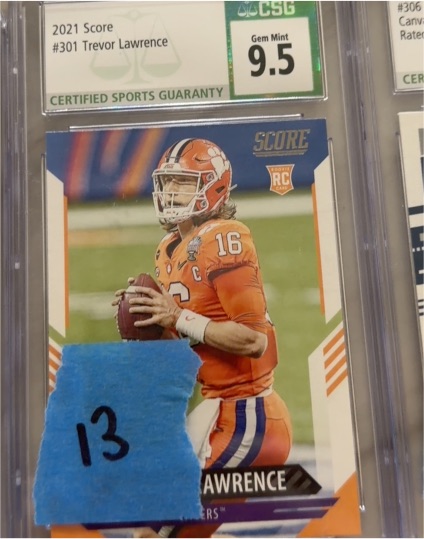 2021 Panini Score #301 Trevor Lawrence — front