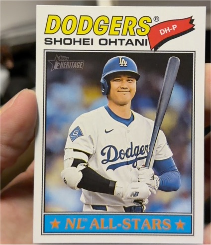 2026 Topps Heritage #290 Shohei Ohtani — front