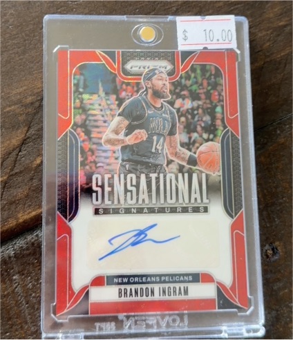 2024-25 Panini Prizm #SS-BRI Brandon Ingram Sensational Signatures — front