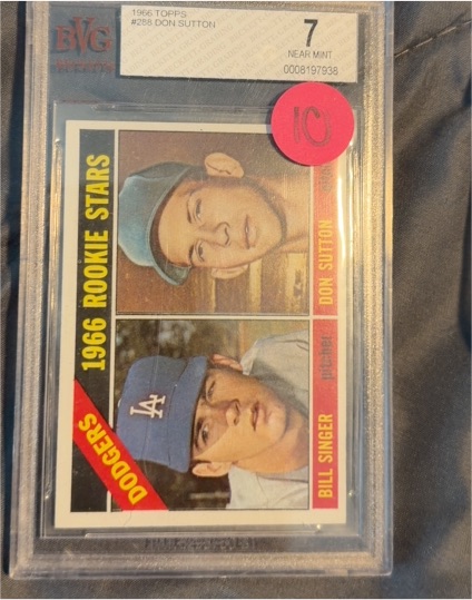 1966 Topps #288 Dodgers Rookie Stars Don Sutton — front