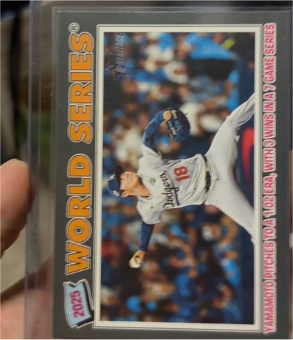2026 Topps Heritage #313 Yoshinobu Yamamoto — front