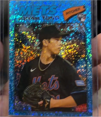 2026 Topps Heritage Chrome #137 Jonah Tong — front