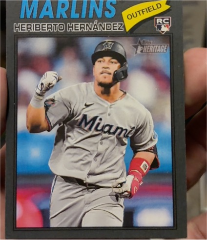2026 Topps Heritage #323 Heriberto Hernández — front