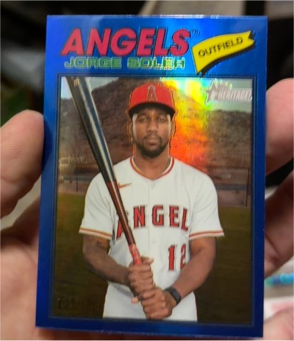 2026 Topps Heritage Chrome #37 Jorge Soler — front