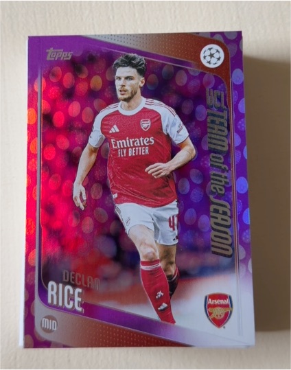 2026 Topps UEFA Champions League Team of the Season #164 Declan Rice — front