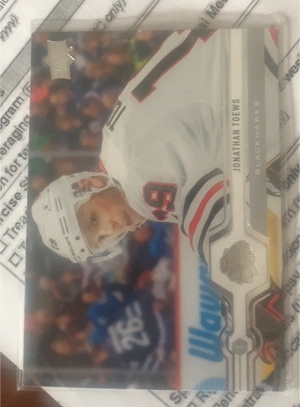 2019-20 Upper Deck #110 Jonathan Toews — front