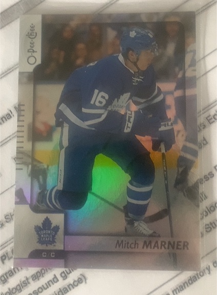 2017-18 O-Pee-Chee #329 Mitch Marner — front