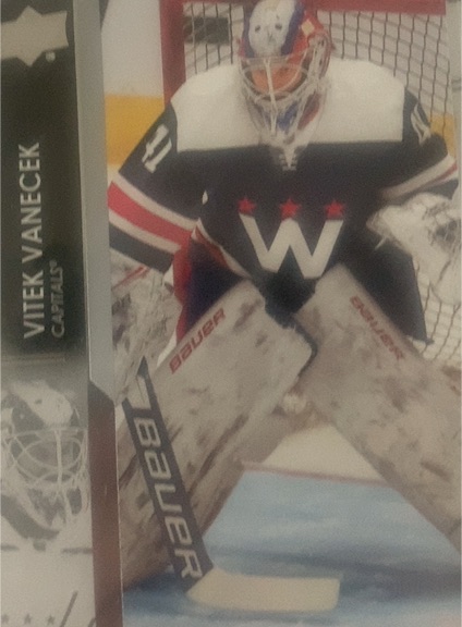 2021-22 Upper Deck #192 Vitek Vanecek Washington Capitals — front