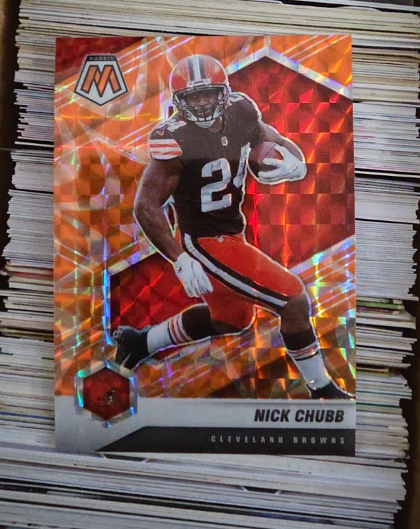 2021 Panini Mosaic #53 Nick Chubb — front