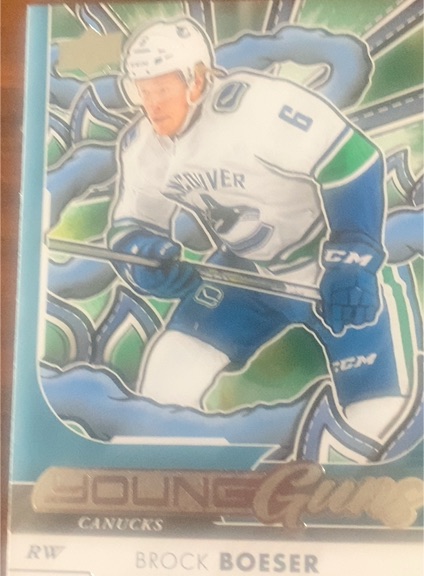 2024-25 Upper Deck Series 2 Young Guns Renewed #247 Brock Boeser — front