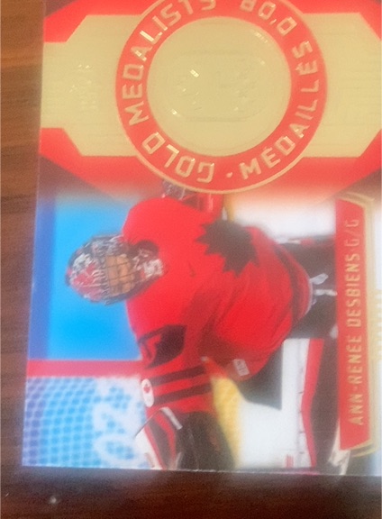 2025-26 Upper Deck Tim Hortons Team Canada Gold Medalist #GM15 Ann-Renee Desbiens — front