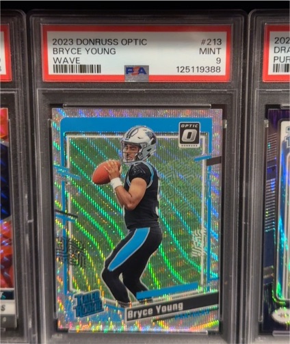 2023 Donruss Optic #213 Bryce Young Wave Prizm — front