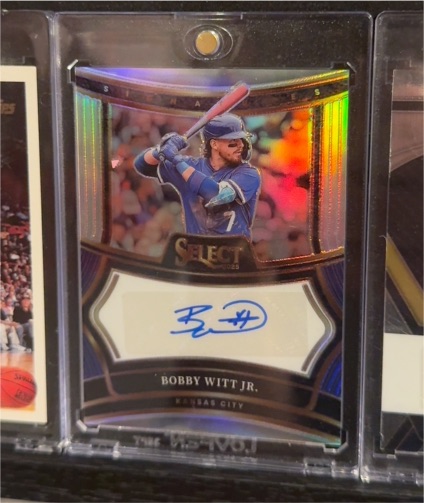 2025 Panini Select Signatures #SIG-BW Bobby Witt Jr. — front