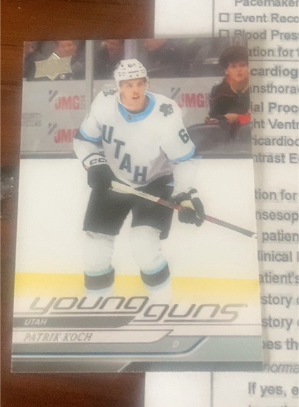 2024-25 Upper Deck Series 2 #453 Patrik Koch — front