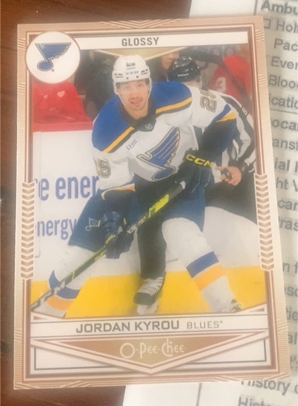 2024-25 Upper Deck O-Pee-Chee Glossy #OPC-29 Jordan Kyrou — front