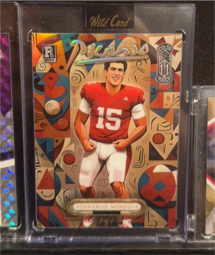 2025 Wild Card Alumination Picasso #MOPBL-FM Fernando Mendoza Magnum Opus — front