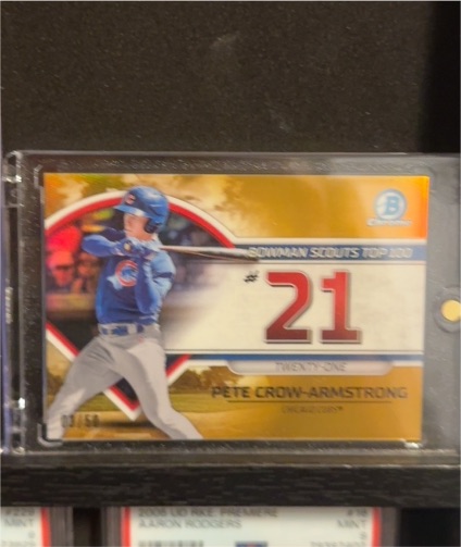 2023 Bowman Scouts Top 100 #BTP-21 Pete Crow-Armstrong — front