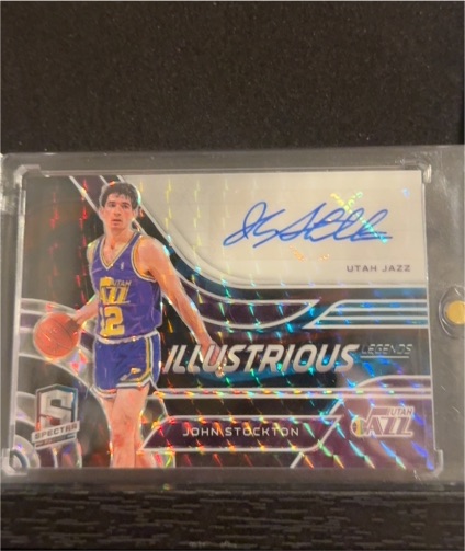 2020 Panini Spectra Illustrious #IL-JST John Stockton — front