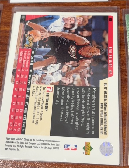 1997 Upper Deck Collector's Choice #316 Kebu Stewart — front