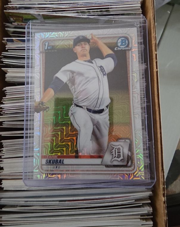 2020 Bowman Chrome #BCP-108 Tarik Skubal — front