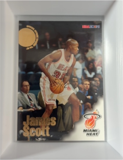 1996-97 NBA Hoops #311 James Scott — front