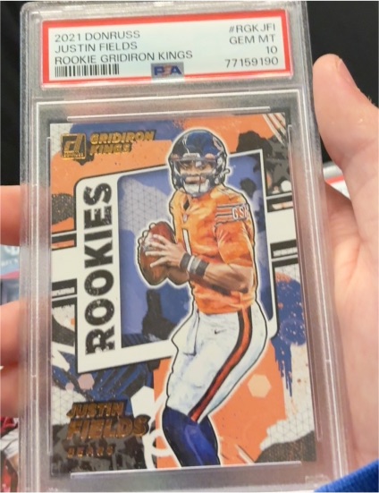 2021 Donruss #RGKJFI Justin Fields Rookie Gridiron Kings — front