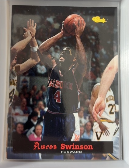 1994 Classic Draft #100 Aaron Swinson Auburn Tigers — front