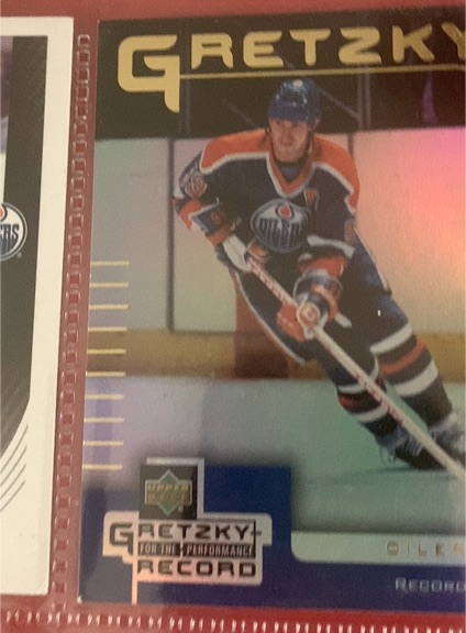 1999-00 Upper Deck McDonald's Wayne Gretzky #4 Performance for the Record — front