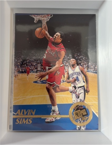 1997 Press Pass #11 Alvin Sims — front