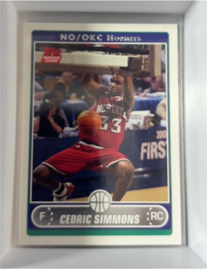 2006-07 Topps #233 Cedric Simmons RC — front