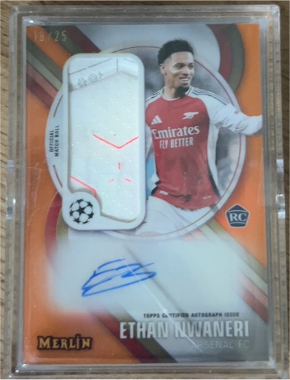 2024 Topps Merlin #18/25 Ethan Nwaneri — front