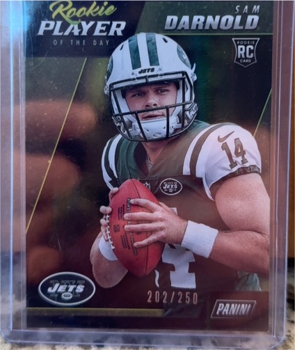 2018 Panini Player of the Day #R1 Sam Darnold — front