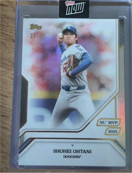 2025 Topps Now #27 Shohei Ohtani — front