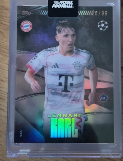 2025 Topps Total Football #6 Lennart Karl — front