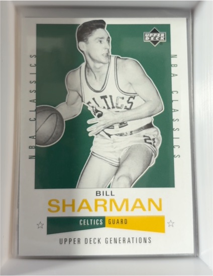 2002-03 Upper Deck Generations #104 Bill Sharman — front