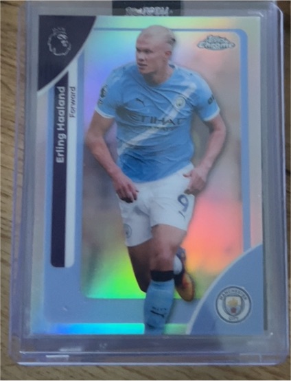 2026 Topps Chrome Premier League #125 Erling Haaland — front
