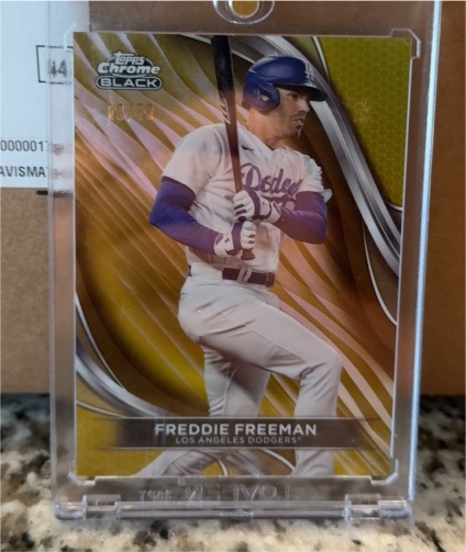 2024 Topps Chrome Black #Freddie Freeman — front