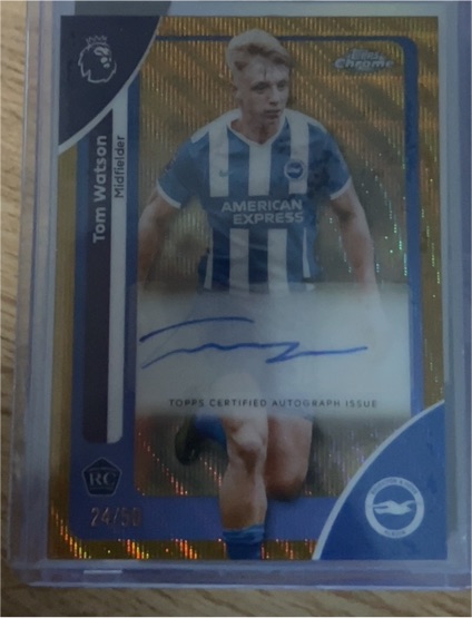 2026 Topps Chrome Premier League #CA-TW Tom Watson — front