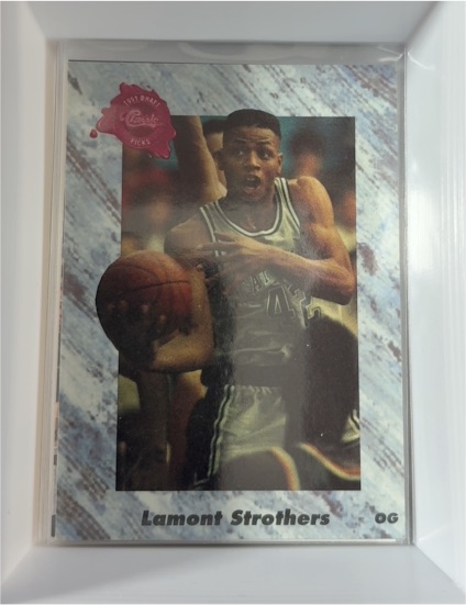 1991 Classic Draft Picks #181 Lamont Strothers — front