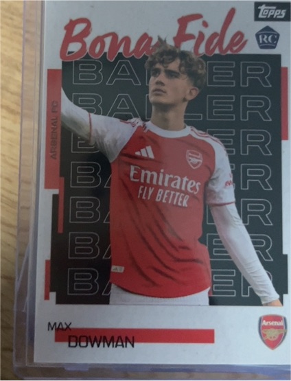 2025-26 Topps #22 Max Dowman — front