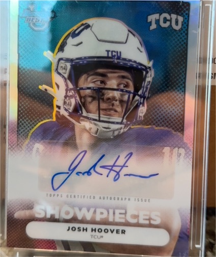 2025 Bowman Best Showpieces #BS-10 Josh Hoover — front