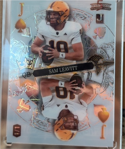 2024 Wild Card 5 Card Draw Stacked Deck #J Sam Leavitt — front