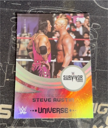 2025 Topps Universe WWE #295 Stone Cold Steve Austin Survivor Series — front