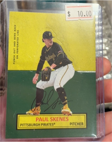 2025 Topps Archives 1964 Topps Stand-Ups #64SU-11 Paul Skenes — front