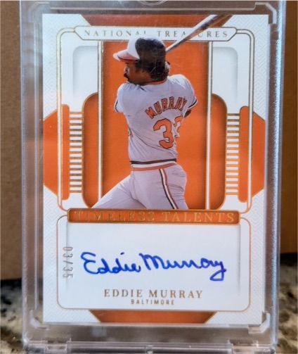 2025 Panini National Treasures Timeless Talents #TT-EMY Eddie Murray — front