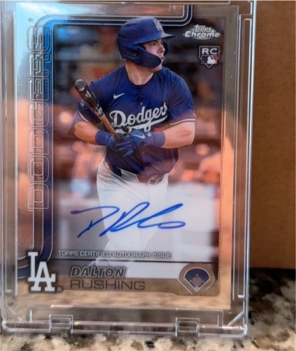2025 Topps Chrome Update #RA-DR Dalton Rushing — front